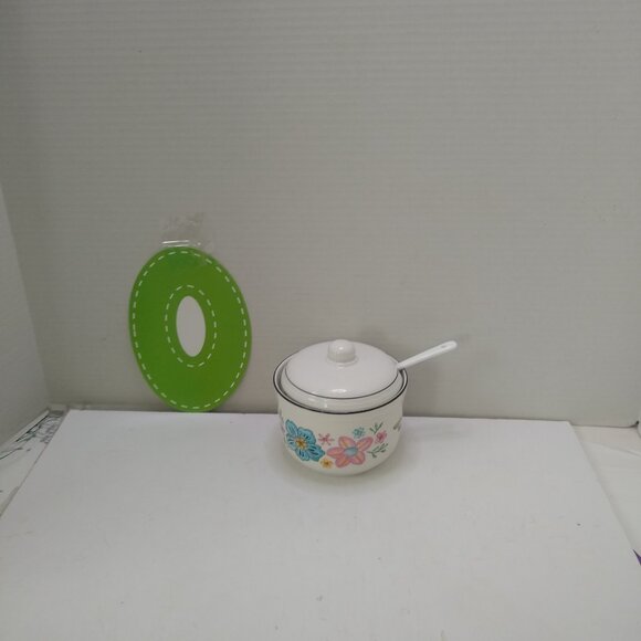 Ceramic Bacon Grease Container with Strainer,Grease Container for Kitchen 17oz - Picture 4 of 7